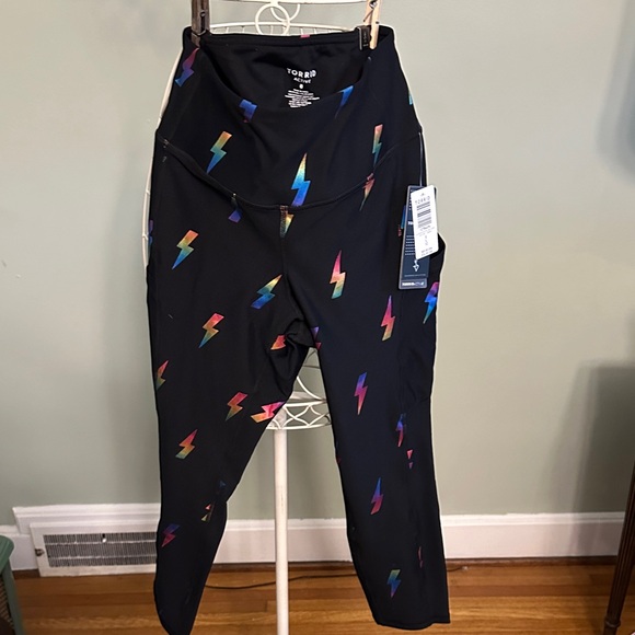 torrid Pants - Torrid Black Multicolor Lightning Leggings
